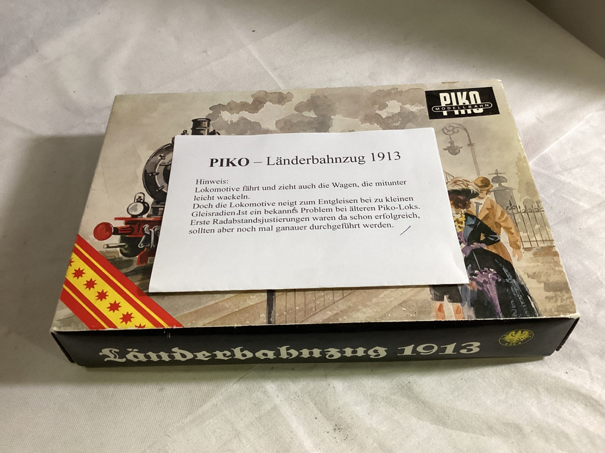 PIKO H0 5/0713 Länderbahnzug 1913 K.P.E.V. – 5-teilig – OVP – geprüft