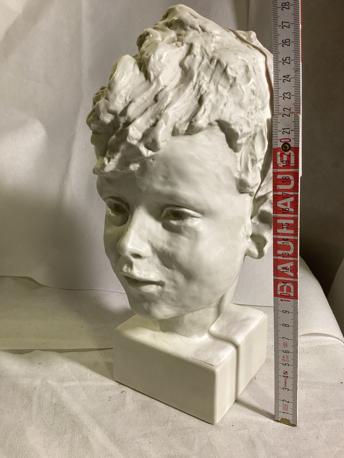 Rosenthal Doris Rücker Jungenkopf Porzellanbüste Modell 5790, ca. 28 cm