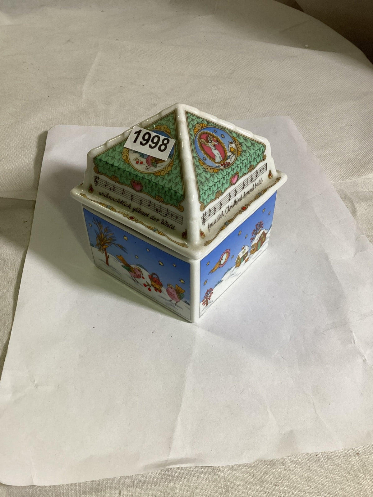 Hutschenreuther Weihnachtsspieluhr 1998 – Spieldose