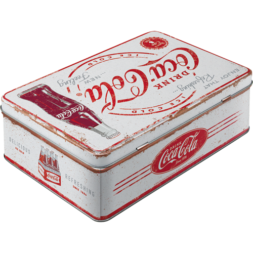 Blechdose Flach »Coca-Cola - Refreshing New Feeling« (Neuware) NostalgicArt