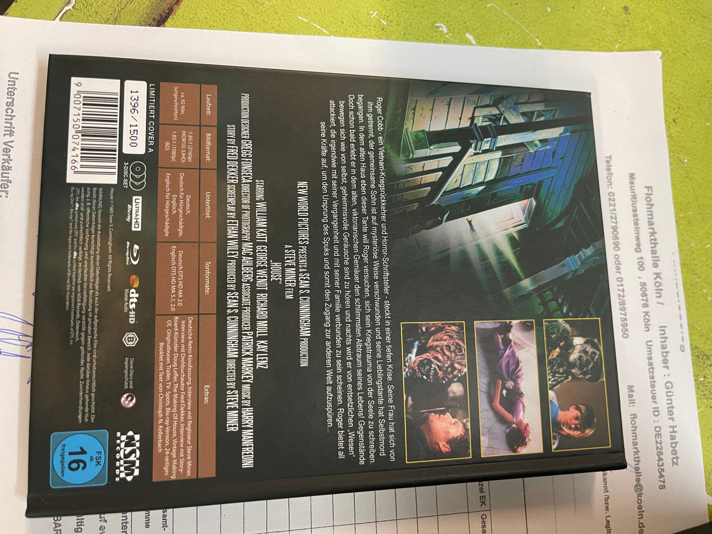 House 1-4 /4K / UHD uncut / - Lederschuber *5 Mediabooks*