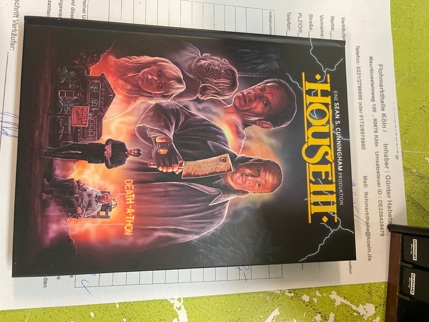 House 1-4 /4K / UHD uncut / - Lederschuber *5 Mediabooks*