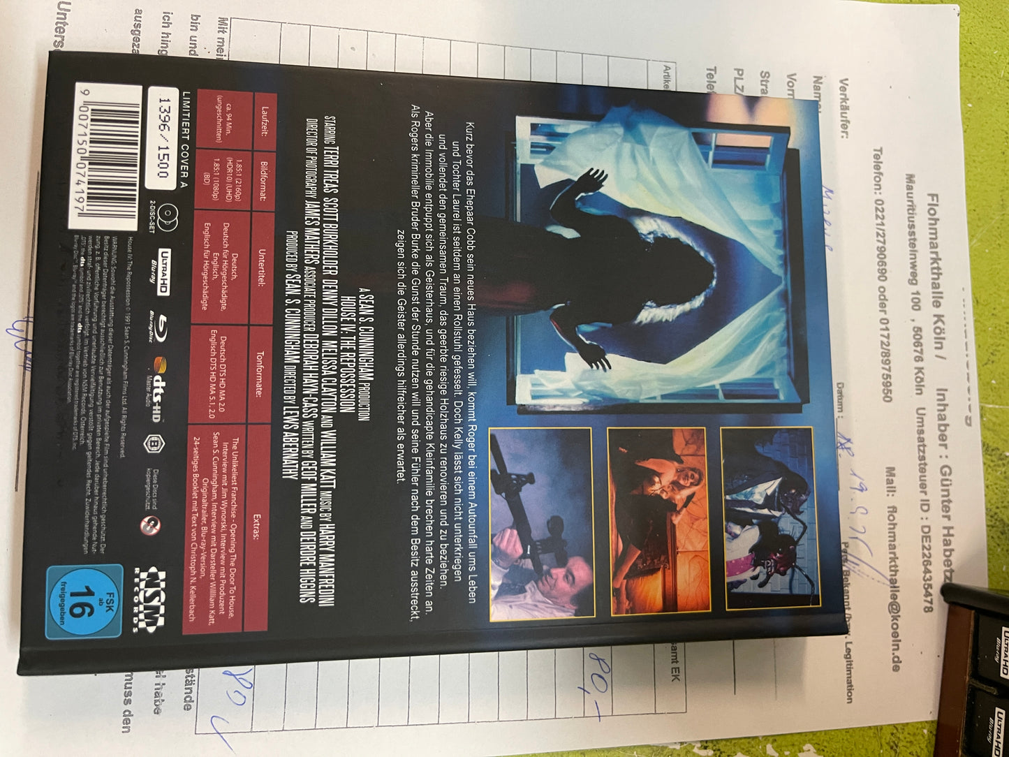 House 1-4 /4K / UHD uncut / - Lederschuber *5 Mediabooks*