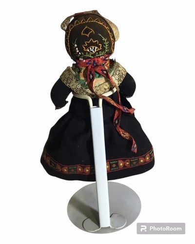 Vintage Trachtenpuppe – 24 cm – Volkskunst – Tracht