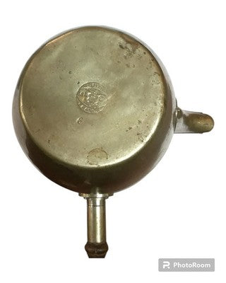 Antike Kaffeemaschine aus Metall mit Holzgriff, Frankreich, ungetestet