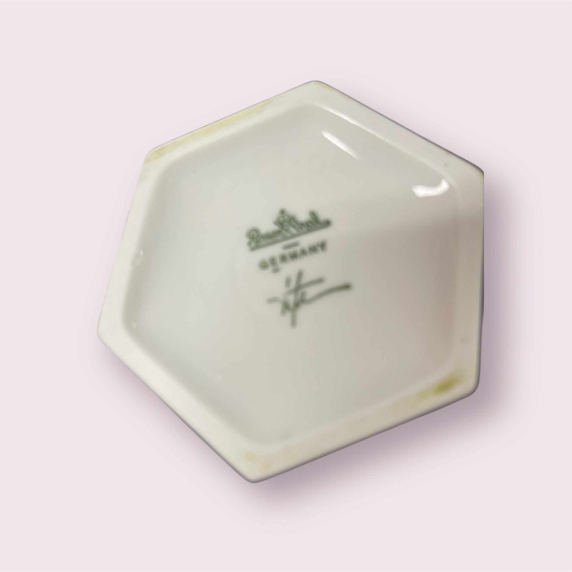 Vase Rosenthal "Kaskade" Design W.Uhl/weißes Biskuitporzellan