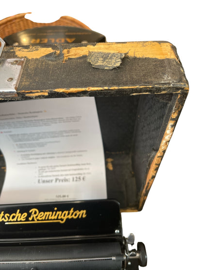 Antike Koffer-Schreibmaschine – Deutsche Remington ✨