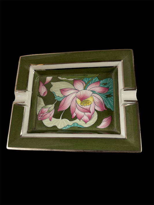 Aschenbecher von Hermès Paris, Lotusblume , Blume 16x19 cm