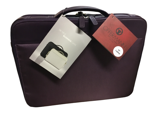   Offermann Laptop-Tasche Business Class 15" – Neuwertig mit Etikett – Made in Germany