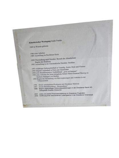 Bild: Original-Holzschnitt von Guido Franke – signiert – 1994 – 27/75 – Aktgrafik – 36 × 26 cm  Künstlergrafik von Guido Franke (geb. 1969), s.