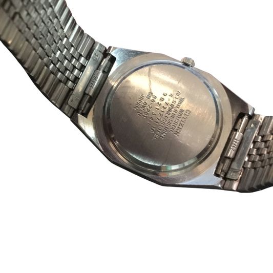 Citizen Crystron Quartz 4-752109 – Vintage 1977 – Edelstahl – Japan – läuft