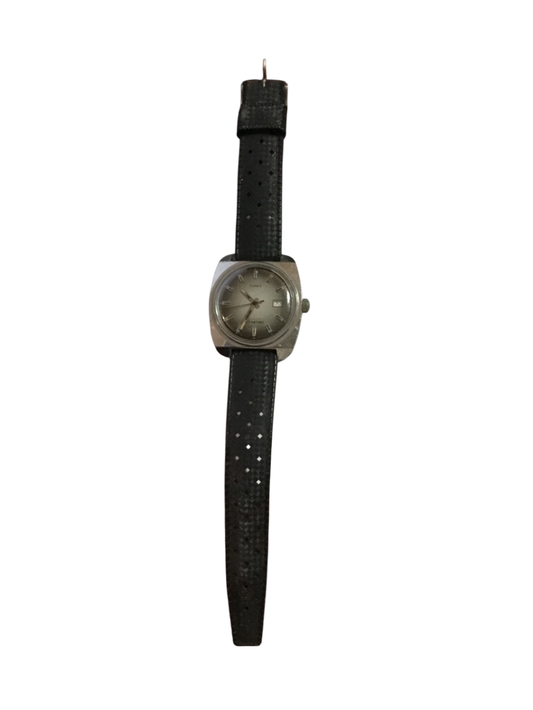 🕰️ Timex Automatic 25M – Vintage Armbanduhr 70er Jahre – Automatik – Tropic Band
