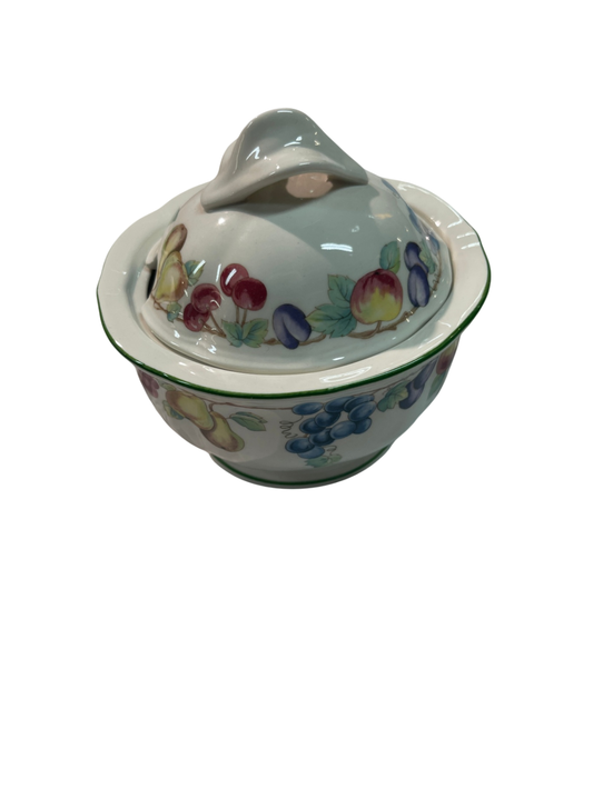 Villeroy & Boch Melina Zuckerdose 0,25 L mit Deckel – Obstdekor