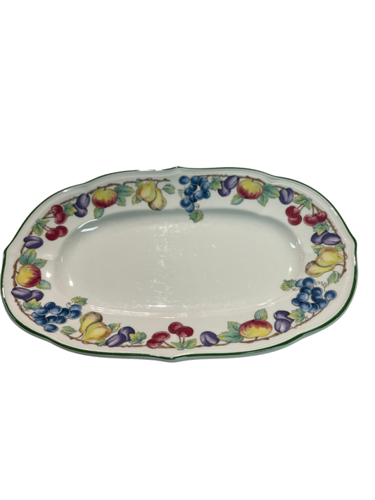 Villeroy & Boch Melina Servierplatte oval 22,5 cm – Obstdekor