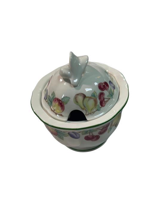 Villeroy & Boch Melina Zuckerdose 0,25 L mit Deckel – Obstdekor