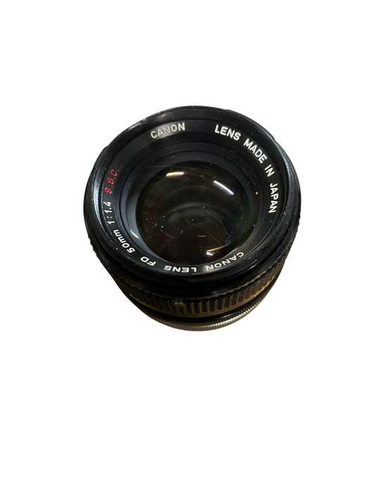 Canon FD 50mm 1:1.4 S.S.C. Objektiv minimal beschädigt