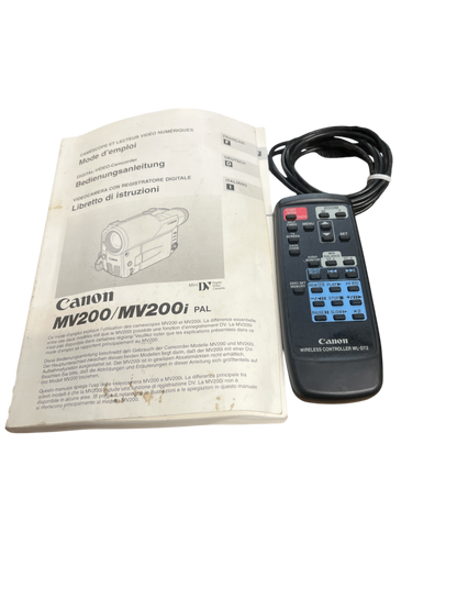 📹 Canon MV200 PAL Digital Video Camcorder (MiniDV)