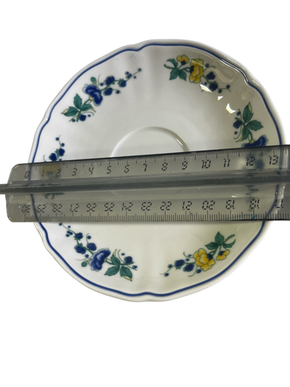 Villeroy & Boch – Phoenix Blau Kaffeetasse mit Untertasse – W. Germany