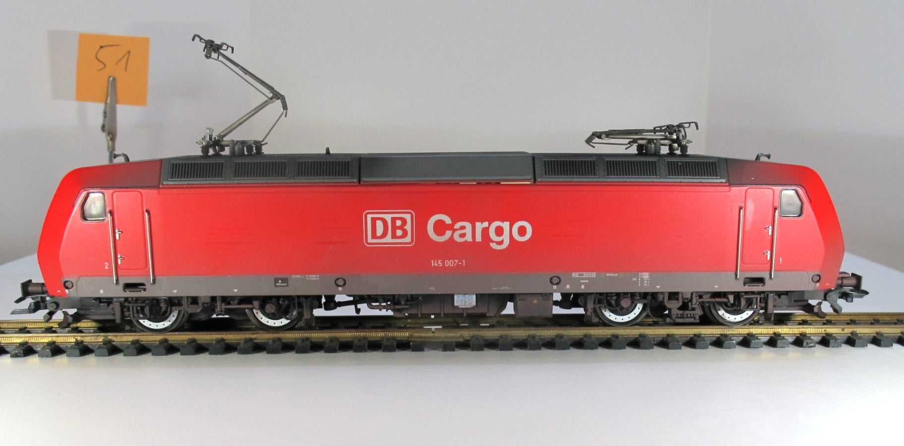 ROCO H0  DB 145 007-1  DB Cargo  E-Lokomotive   Epoche: IV Analog OVP