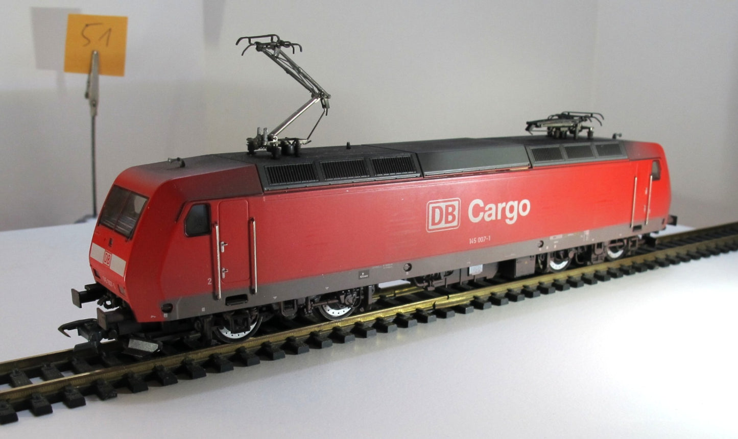 ROCO H0  DB 145 007-1  DB Cargo  E-Lokomotive   Epoche: IV Analog OVP