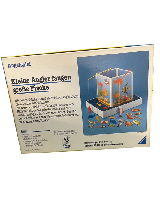 Ravensburger AQUARIUM - kleine Angler fangen große Fische Angelspiel Rarität
