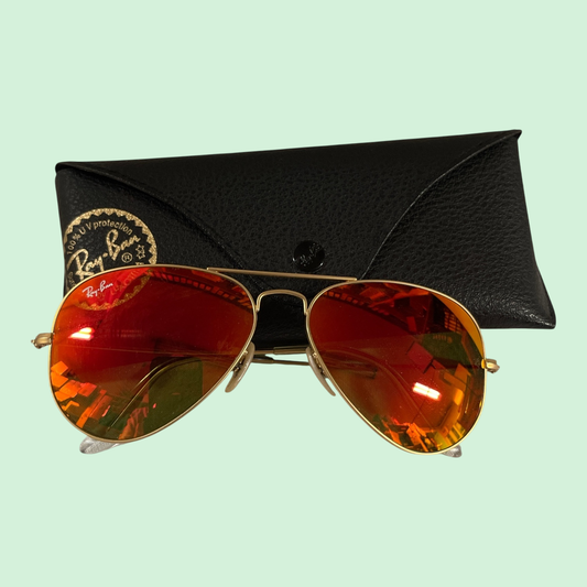 Sonnenbrille Ray-Ban gold