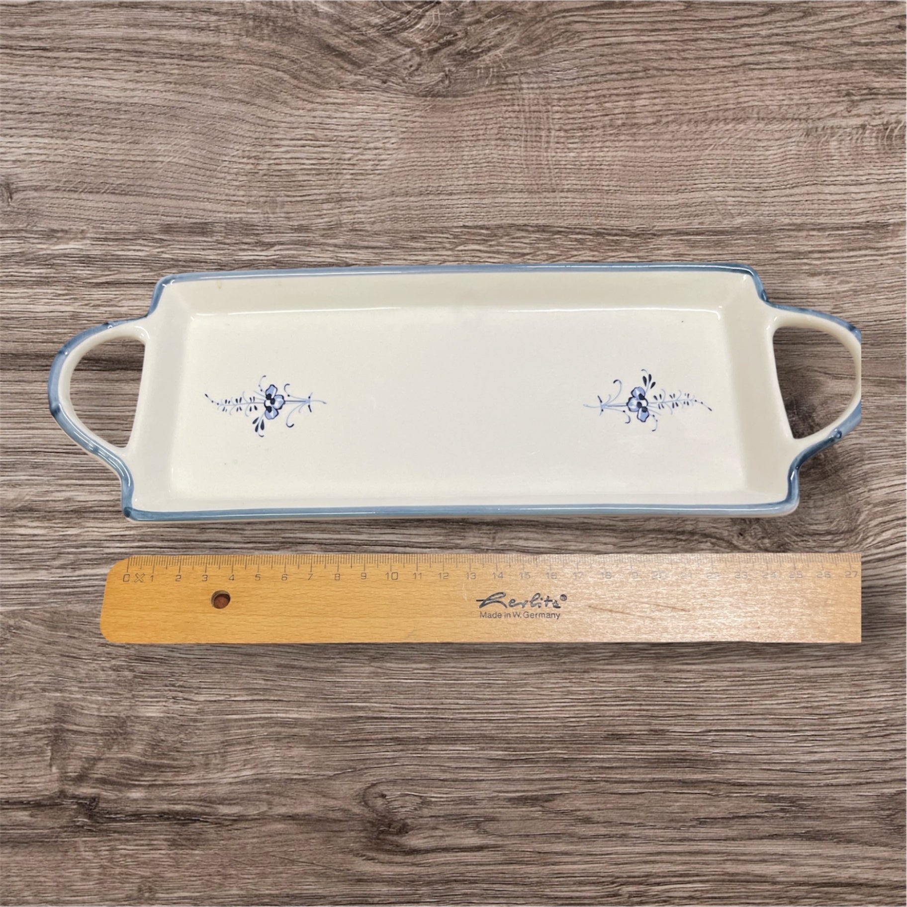 3 Dosen auf Platte /Marmelade Alt Luxemburg/Vieux Luxembourg Villeroy & Boch h 10x6x6 cm