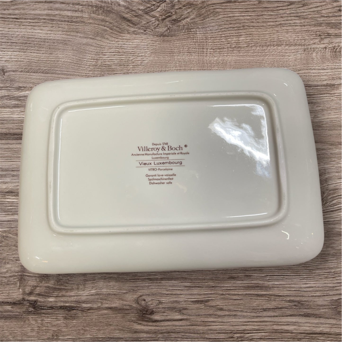 Tablet Platte  Tablett Alt Luxemburg/Vieux Luxembourg Villeroy & Boch 20,5 x13,5 cm