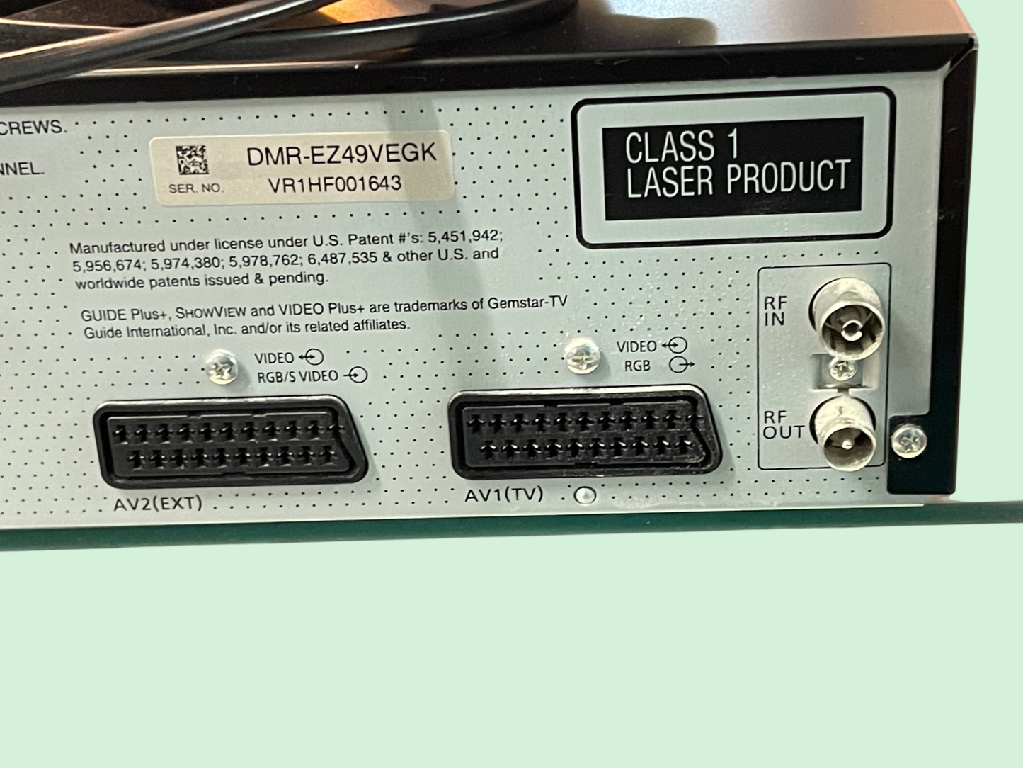 Panasonic DMR-EZ49V DVD/VHS-Kombigerät – voll funktionsfähig