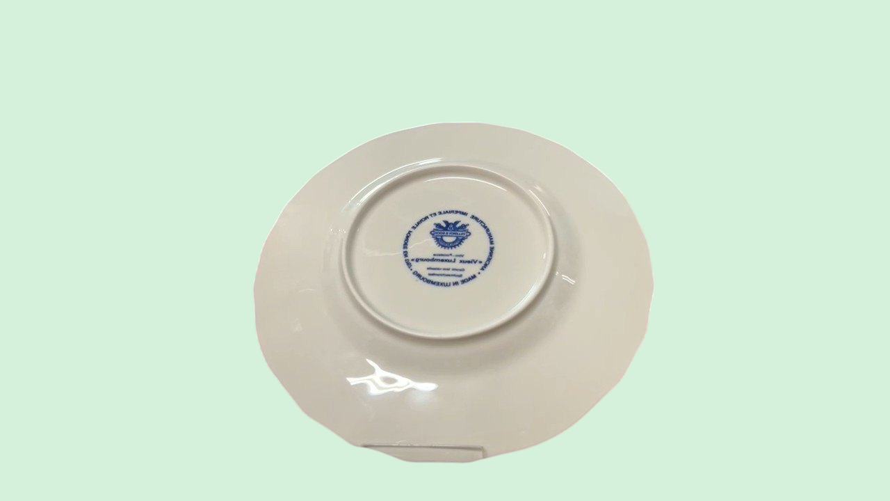 Teller Kuchenteller Alt Luxemburg Villeroy & Boch  / 18,5 cm Kratzer auf der Oberfläche