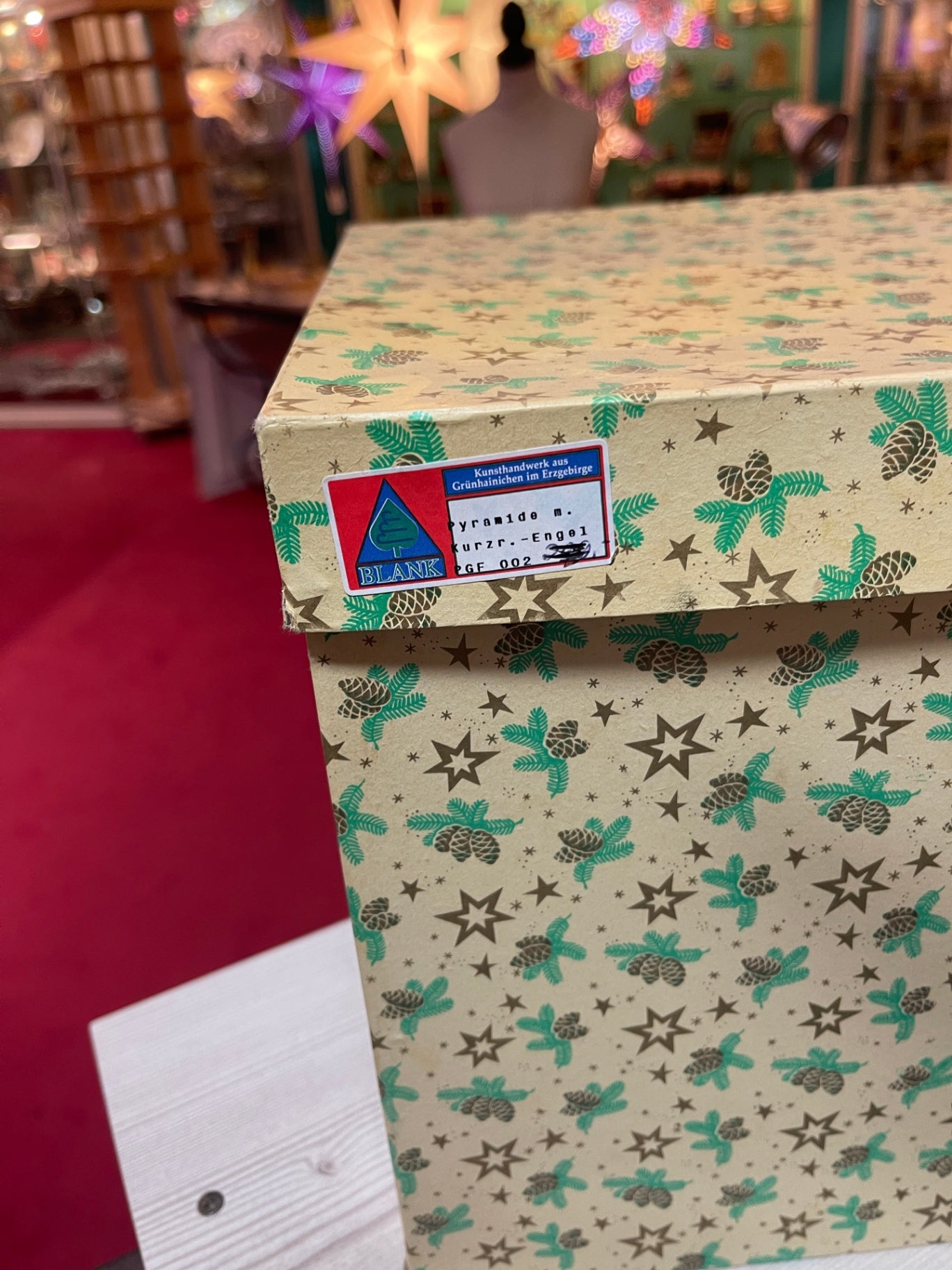 Erzgebirge Weihnachtspyramide Planck, Engelpyramide, neuwertig, Originalverpackung