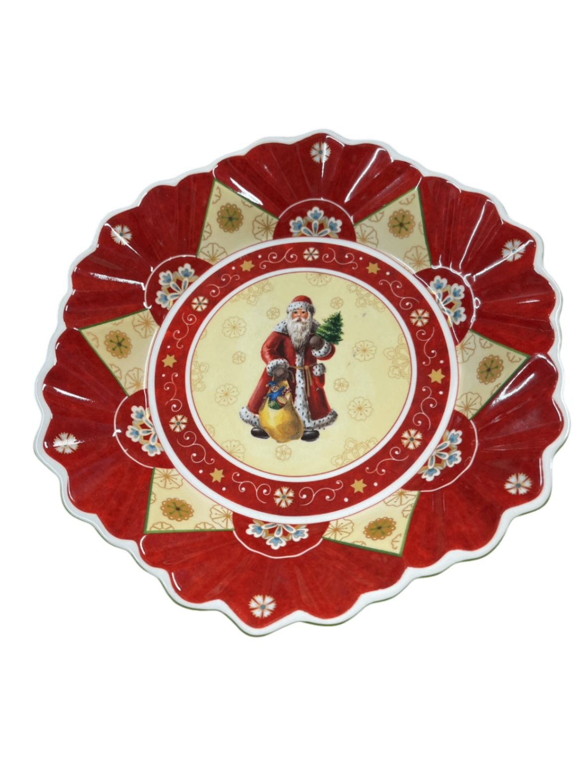 Villeroy & Boch Weihnachtsteller – „Nostalgic Christmas“ – Porzellan – Weihnachtsmann Motiv – Ø 29 cm