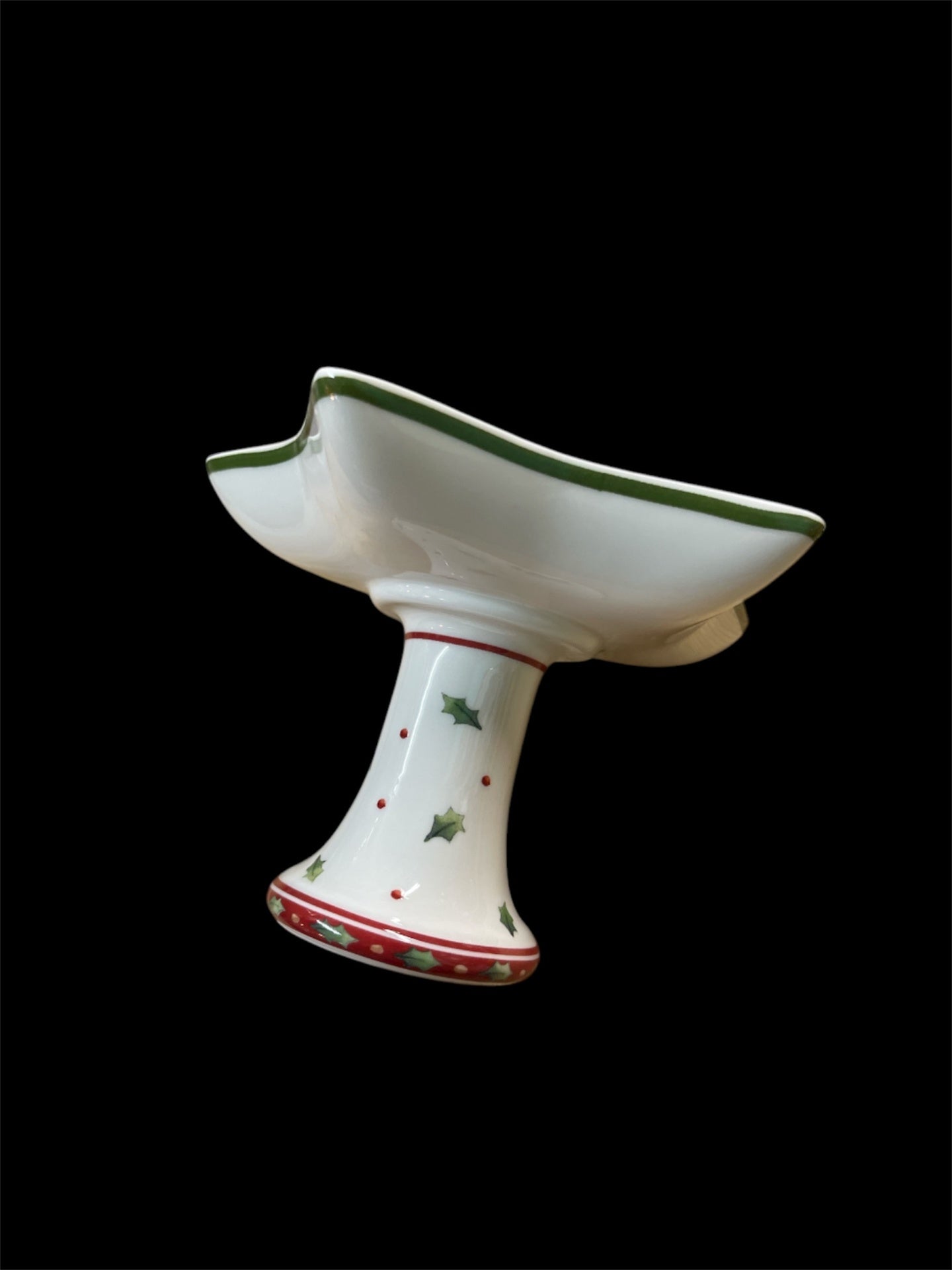 Villeroy & Boch Toy’s Delight Anbietschale auf Fuß – Weihnachtsdesign – Sternform – Porzellan