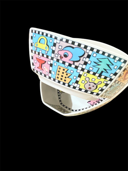 Rosenthal studio-linie „Flash One“ – Schale/ Müslischale – Design Dorothy Hafner – Pop Art Memphis