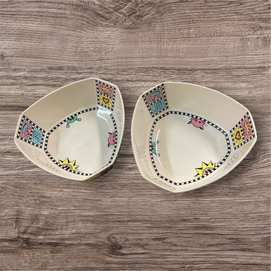 Rosenthal studio-linie „Flash One“ – Schale/ Müslischale – Design Dorothy Hafner – Pop Art Memphis