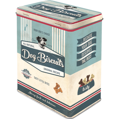 Blechdose L  Dog Biscuits (Neuware incl. 19% MwSt.) NostalgicArt