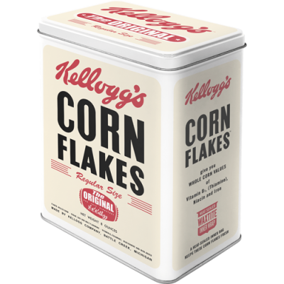 Blechdose L Kellogg`s-Corn Flakes retro (Neuware incl. 19% MwSt.) NostalgicArt