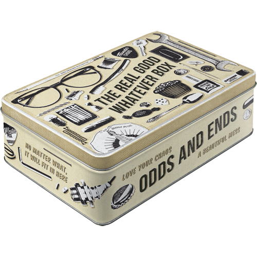 Blechdose Flach »Whatever Odds & Ends Box« (Neuware incl. 19% MwSt.) NostalgicArt