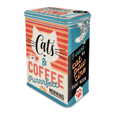 Blechdose Aromadose »Cats & Coffee« (Neuware incl. 19% MwSt.) NostalgicArt