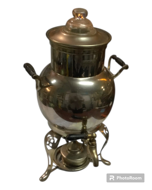 Antike Kaffeemaschine / Samowar mit Spiritusbrenner, ungetestet jetzt 50 % billiger