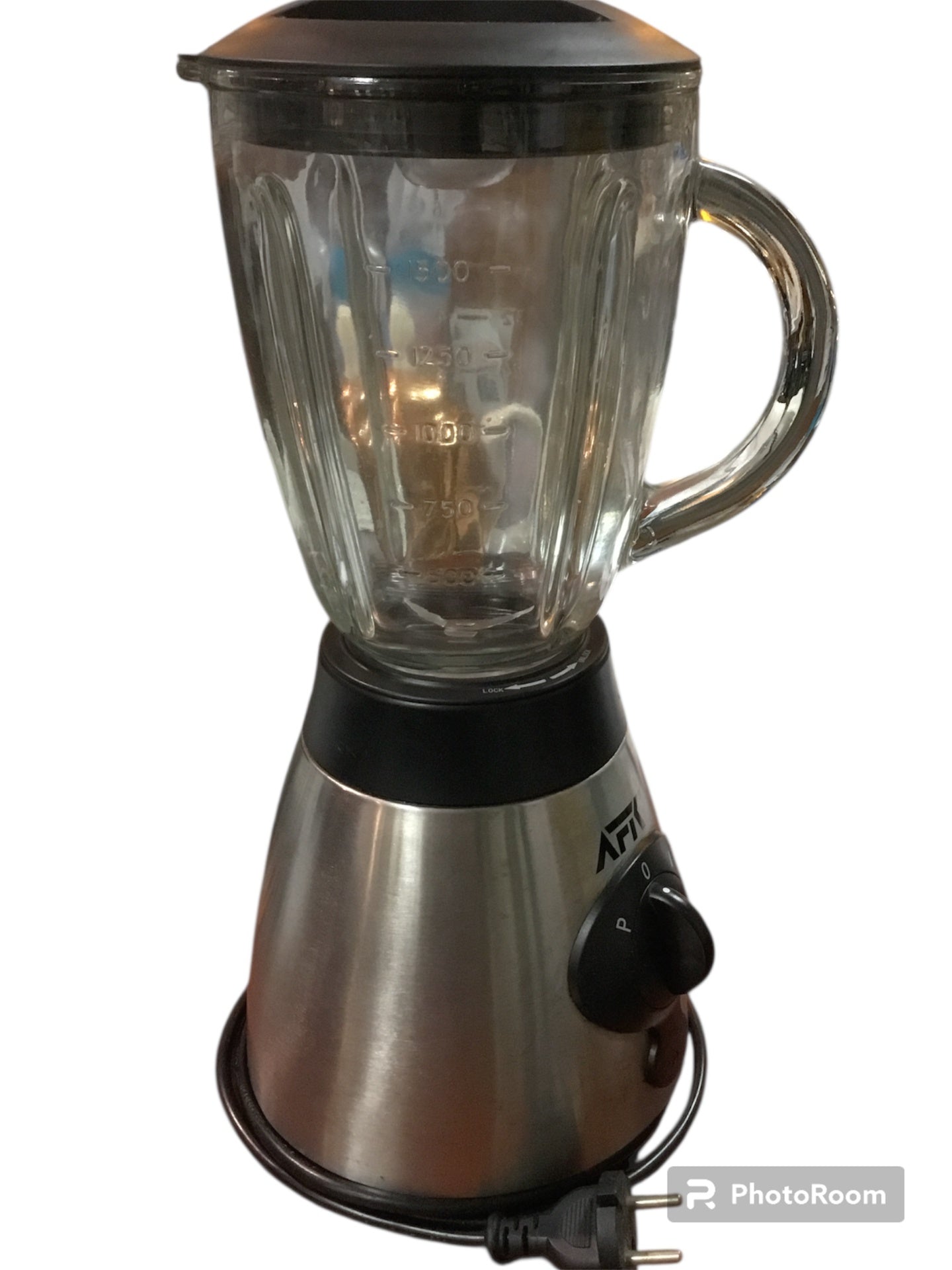 AFK Standmixer mit Glasbehälter und Edelstahlgehäuse