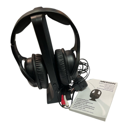 Medion Funkkopfhörer MD 43058 kabellos mit Ladestation & Bedienungsanleitung – geprüft – 