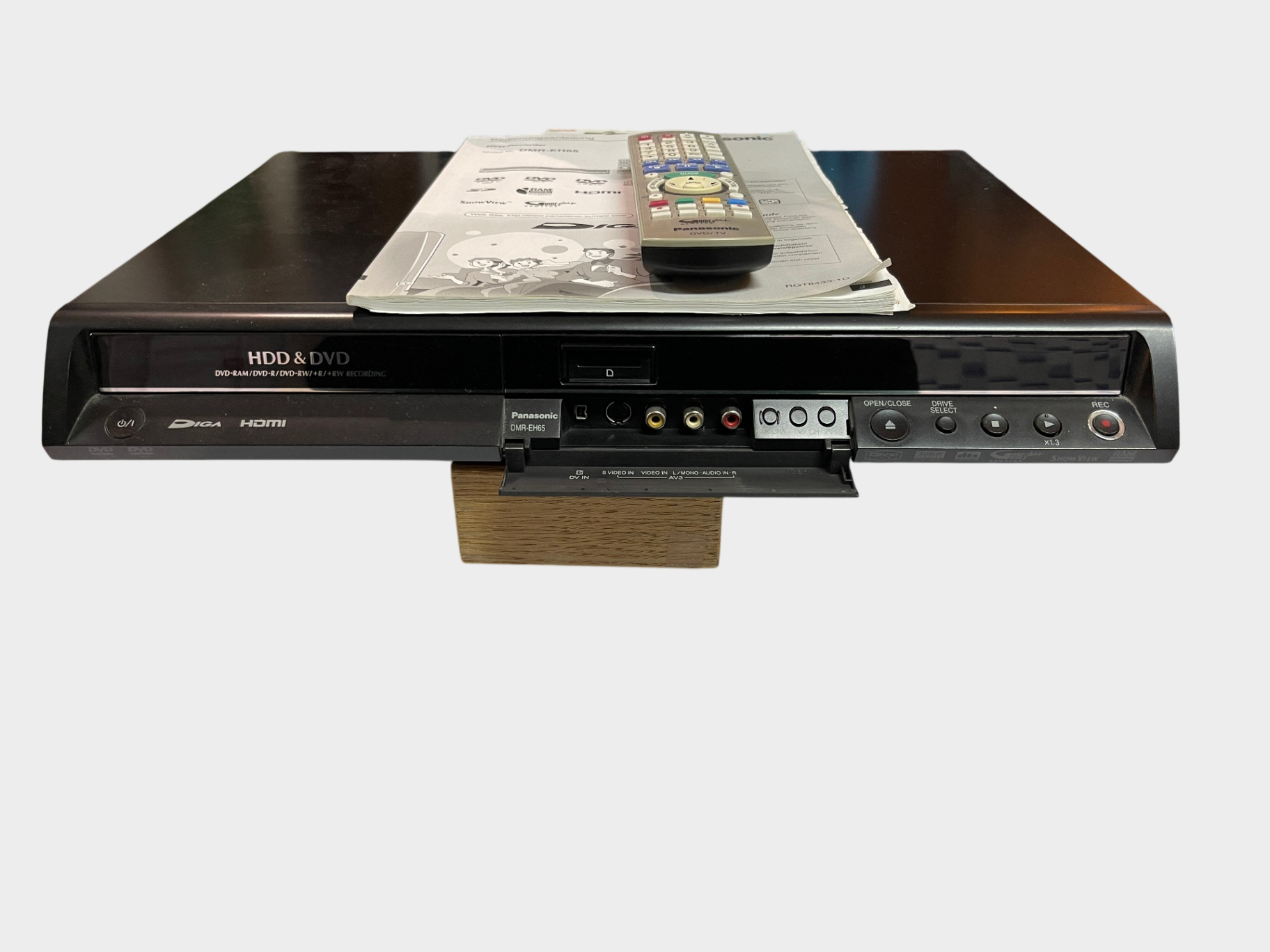 Panasonic DMR-EH65 DVD-Recorder HDD 250 GB HDMI Festplattenrecorder inkl. Fernbedienung