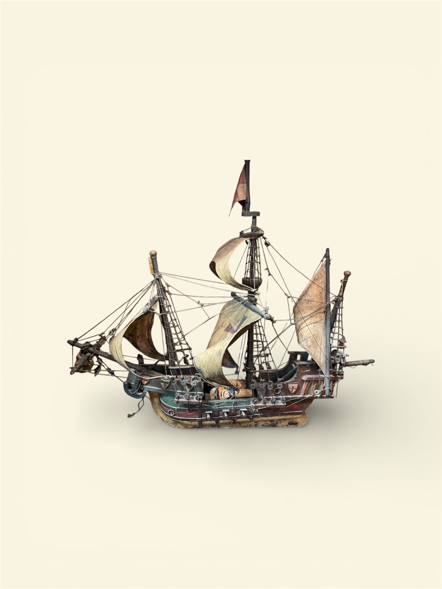 Santa Maria Modellbauschiff – historisches Segelschiff – stark bespielt – Bastler/Fans