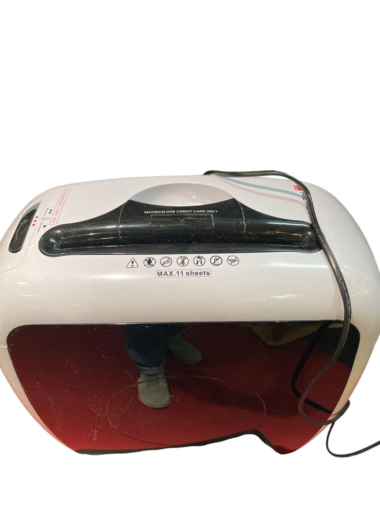 Rexel Aktenvernichter für Home Office/Kleinbüro, 11 Blatt, Partikelschnitt, Kreditkartenfunktion