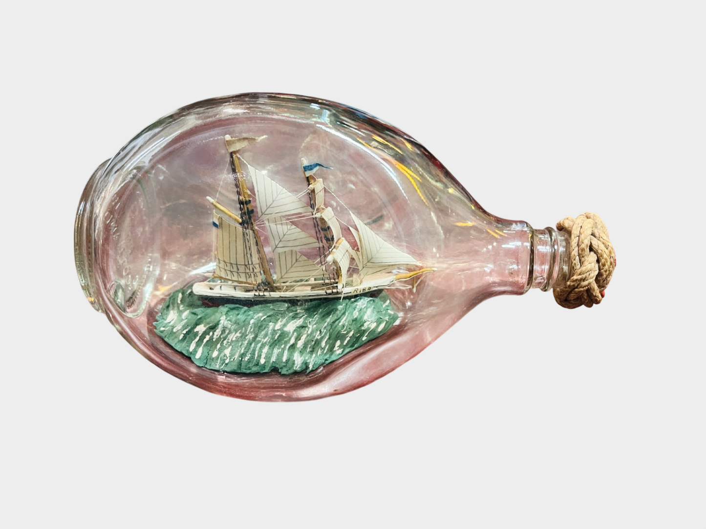Buddelschiff Segelschiff Haig Dimple Whiskyflasche Scotland