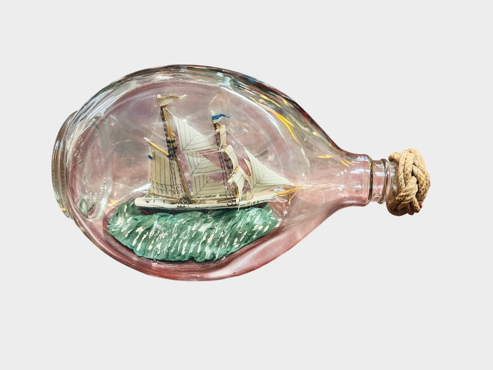 Buddelschiff Segelschiff Haig Dimple Whiskyflasche Scotland
