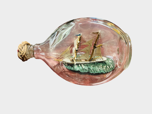 Buddelschiff Segelschiff Haig Dimple Whiskyflasche Scotland