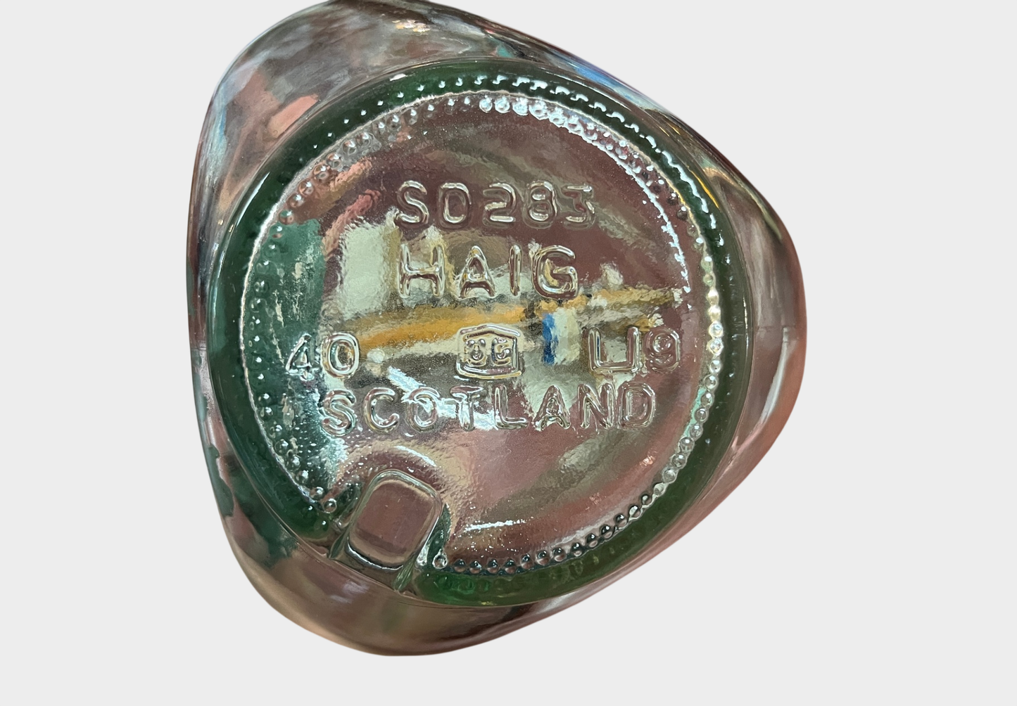 Buddelschiff Segelschiff Haig Dimple Whiskyflasche Scotland