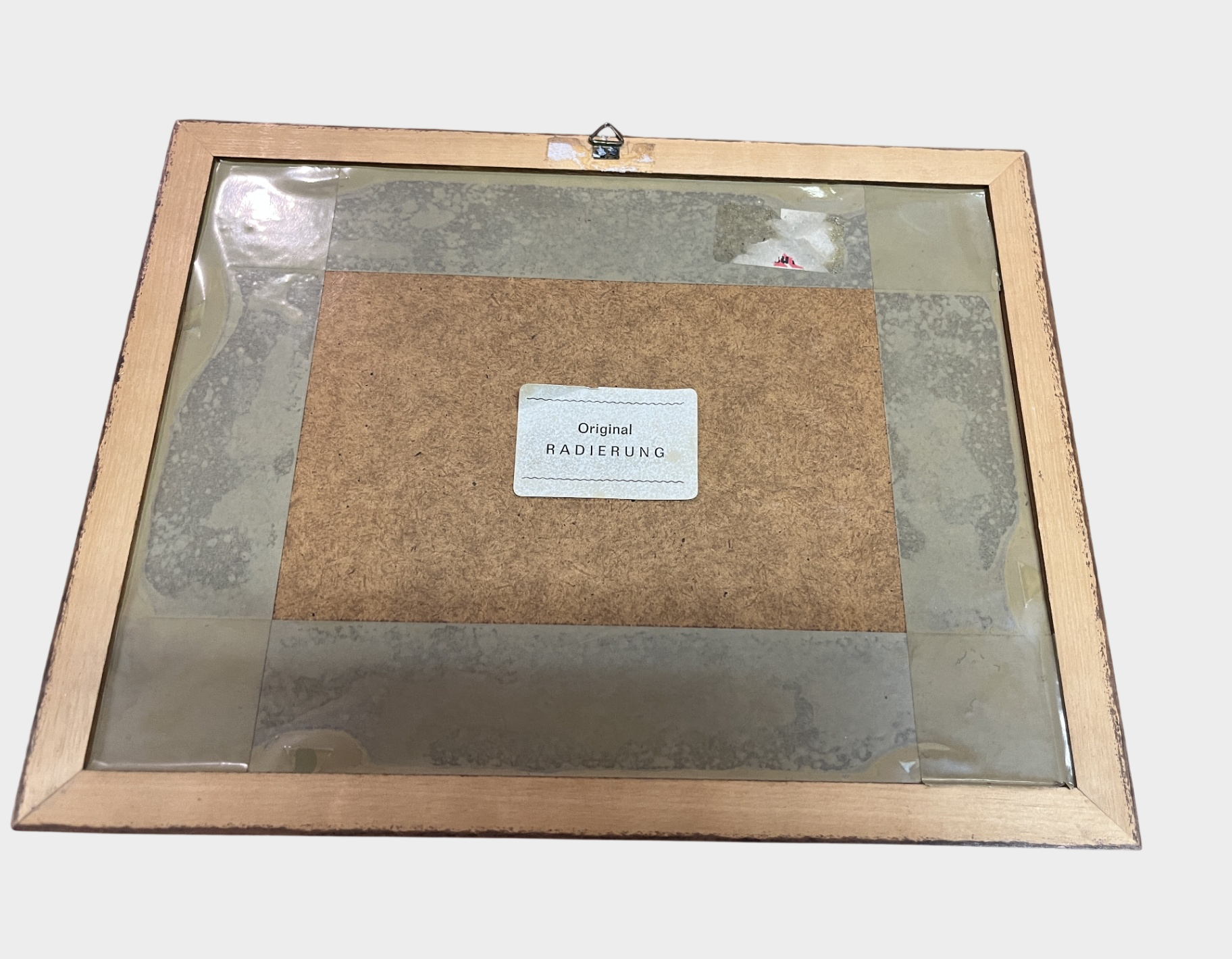 Original Radierung F. Kätner Universität Bonn gerahmt 21 x 27 cm